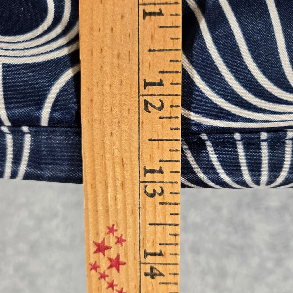 Orla Kiely Target Tote Diaper  Bag Navy Blue White Stem Print Tote Travel Bag